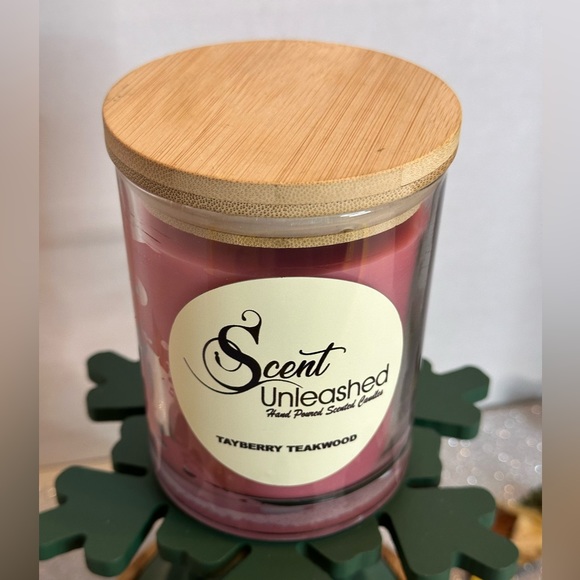 TAYBERRY TEAKWOOD, SCENT UNLEASHED LLC LUXURY HAND POURED SCENTED - Picture 3 of 4